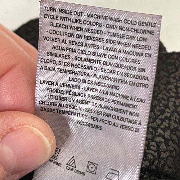 ❄️3/$20 JESSICA SIMPSON Black Faux‎ Leather Leggings Zippered Ankle, Size Small - Picture 7 of 7